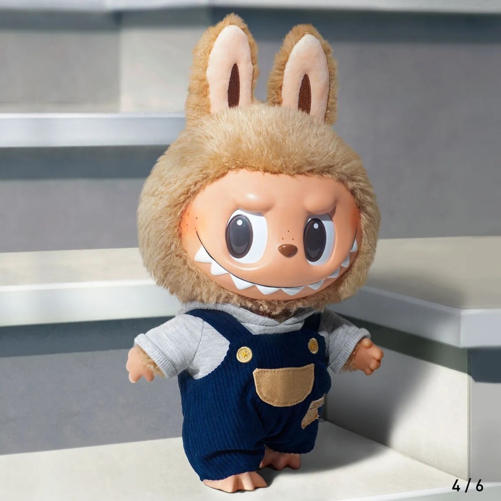 LABUBU Time to chill-Vinyl Plush Doll - Picture 4 of 7